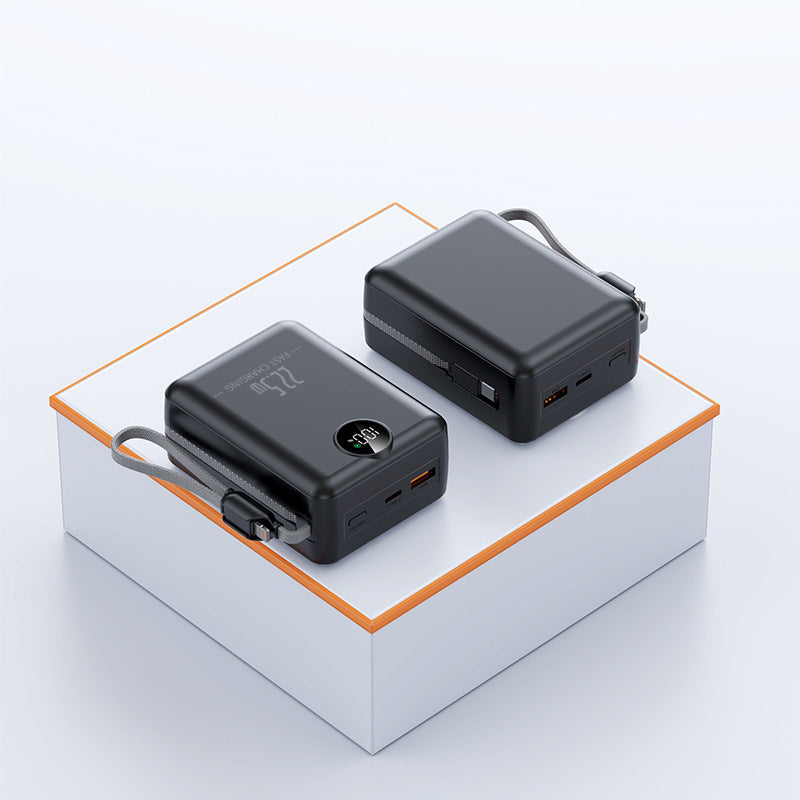 Tragbare Powerbank mit LCD-Display und multifunktionaler Anschlussmöglichkeiten Brehn