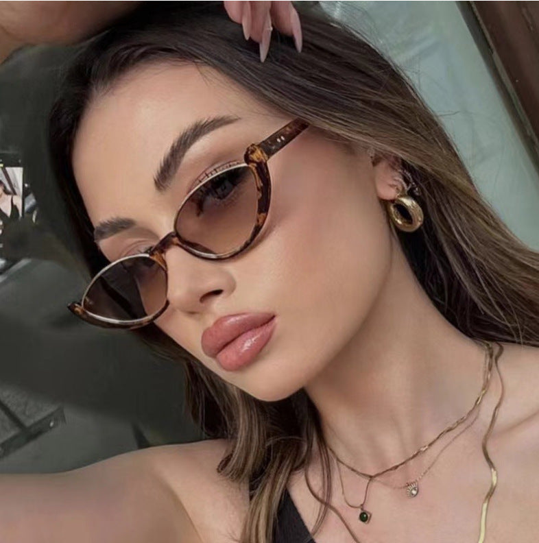 Damen Cat-Eye Sonnenbrille mit dezentem Rahmen und polarisierten Gläsern Brehn