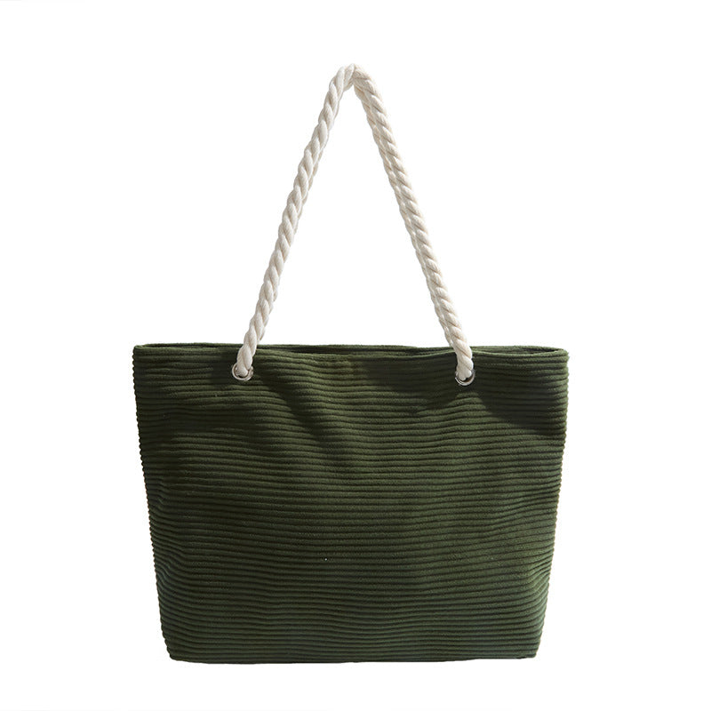 Stylische strukturierte Strandtasche Brehn