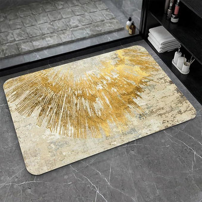Stylische Wasserabweisende Badematte Brehn