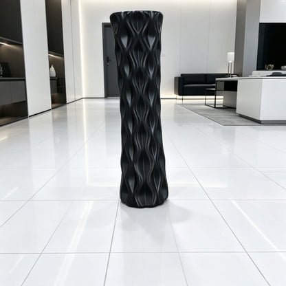 Skulpturales Wellendesign Blumentopf Brehn