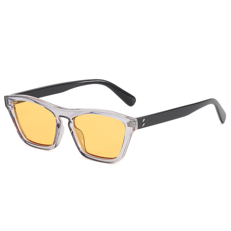 Damen modische Sonnenbrille im trendigen geometrischen Design Brehn