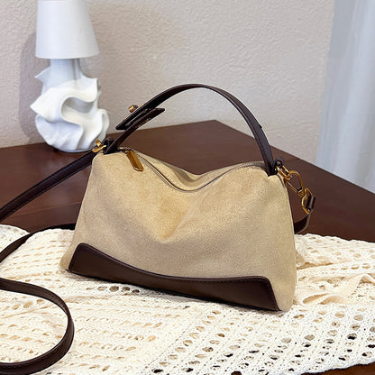 Wildleder Mini Bucket Handtasche