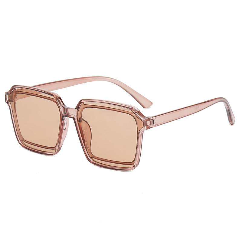 Damen elegante quadratische Sonnenbrille mit robustem Rahmen Brehn