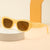 Damen trendige Sonnenbrille mit innovativem Design und komfortablem Rahmen Brehn