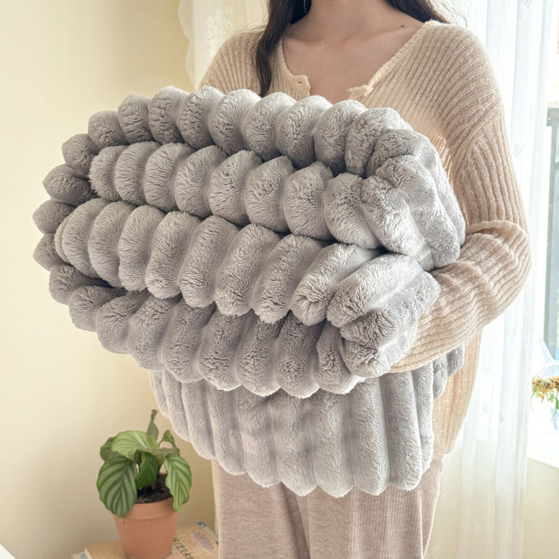 Damen Übergroße Kuscheldecke mit Haptik Brehn