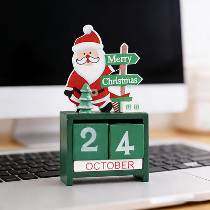 Dekorativer Holz-Adventskalender