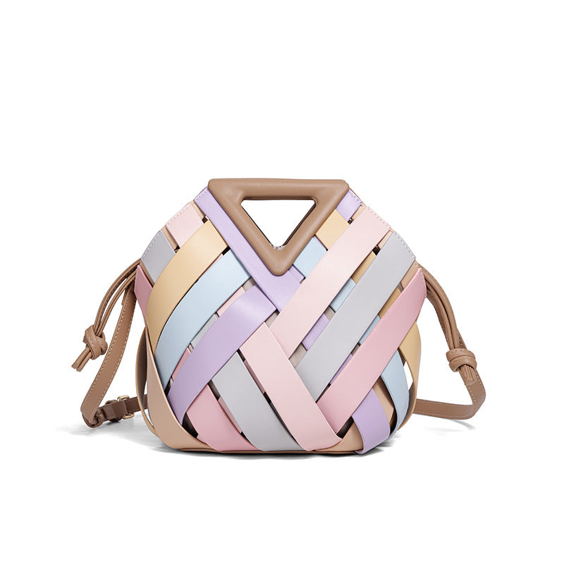 Gewebte Leder-Handtasche Brehn