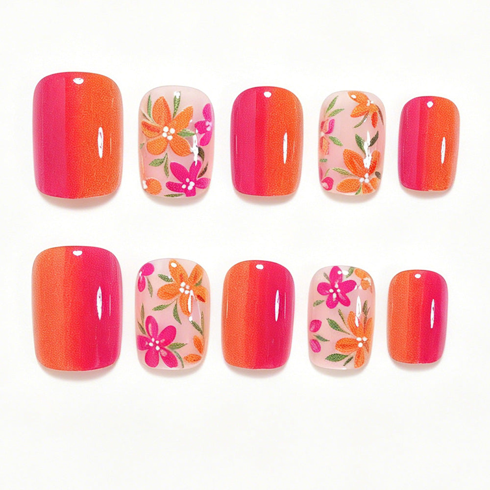 Floral Gel Nagelkunst Tipps Brehn
