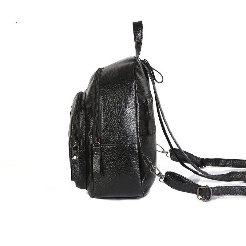 Stylische Leder Mini-Rucksack Brehn
