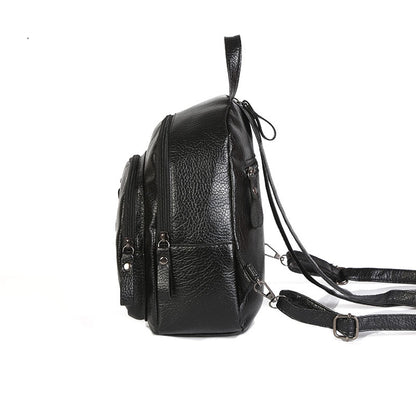 Stylische Leder Mini-Rucksack Brehn