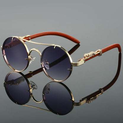 Modische runde Rahmen Sonnenbrille