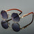 Modische runde Rahmen Sonnenbrille