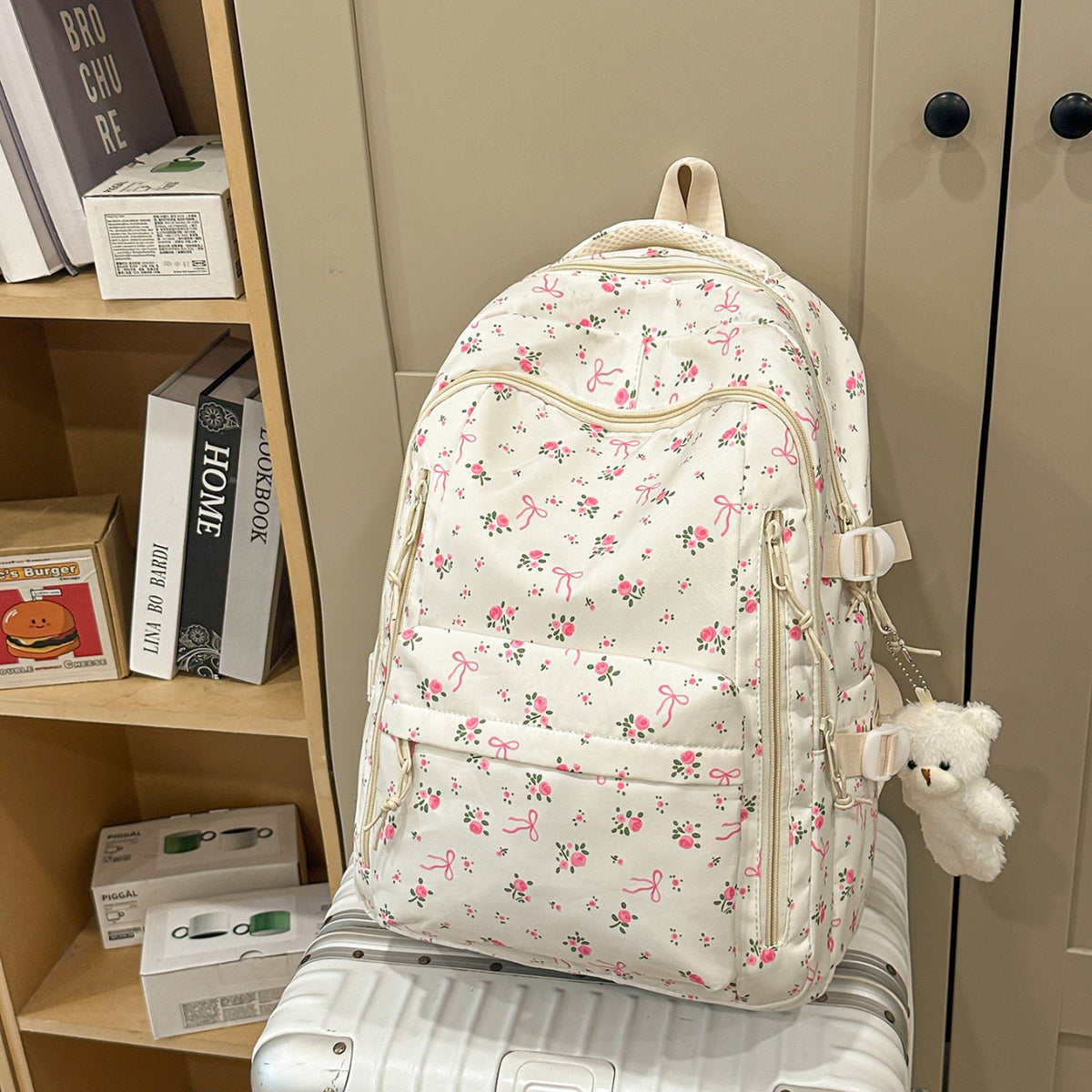 Blumenmuster Rucksack Brehn