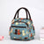 Katmuster isolierte Lunch-Tasche Brehn