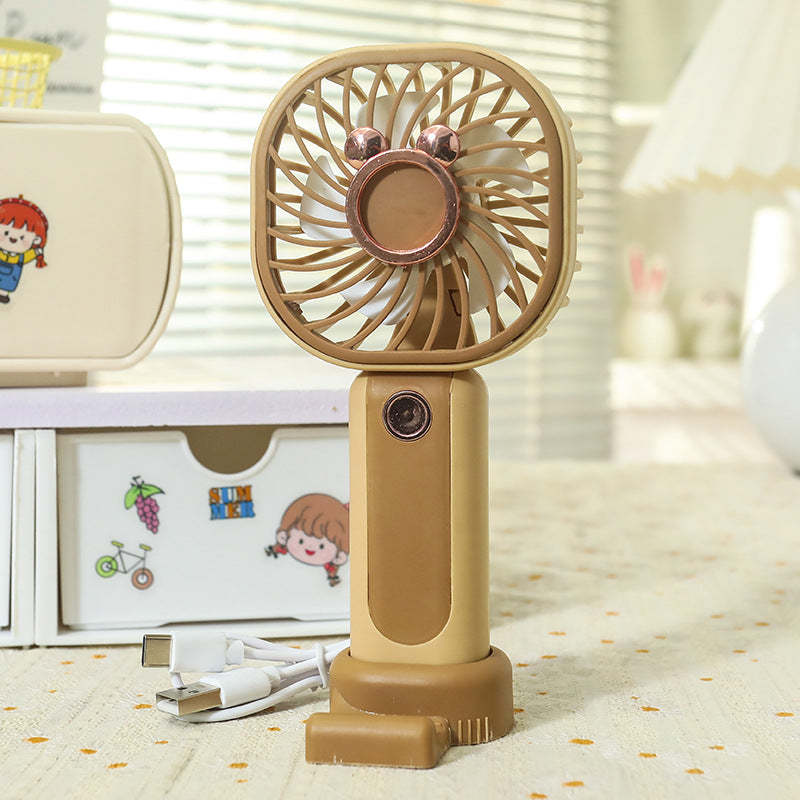 Damen Tragbarer Handventilator mit süßem Tiermotiv Brehn