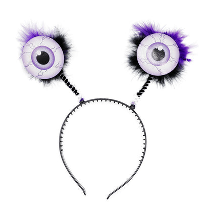 Lustiger Haarreif mit Augenmotiven