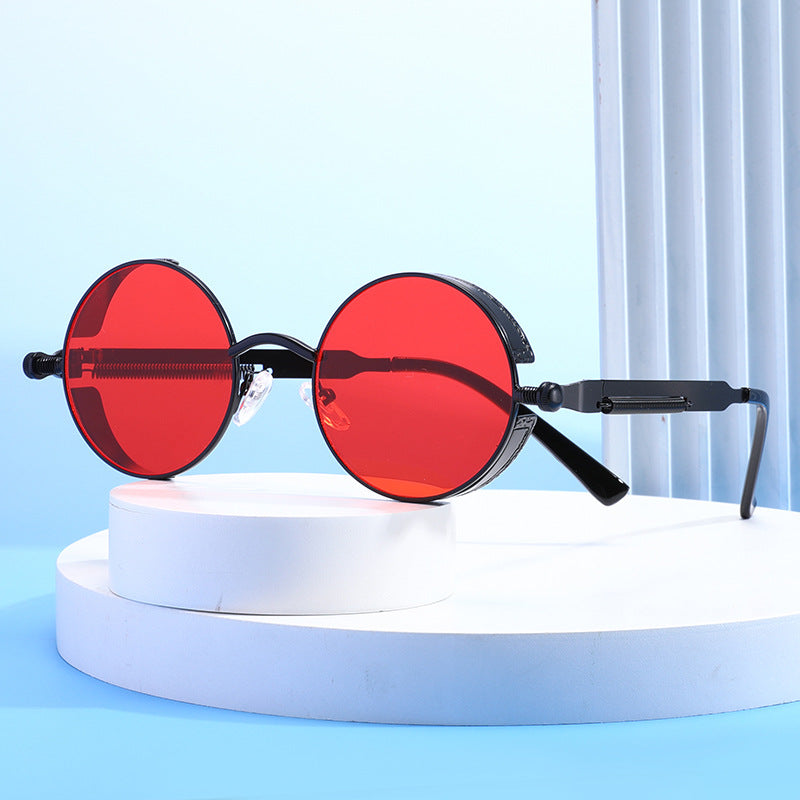 Damen Runde Sonnenbrille mit hochwertigem Metallrahmen Brehn