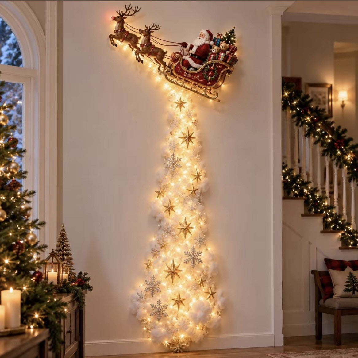 Dekorative Weihnachtsschlitten Brehn