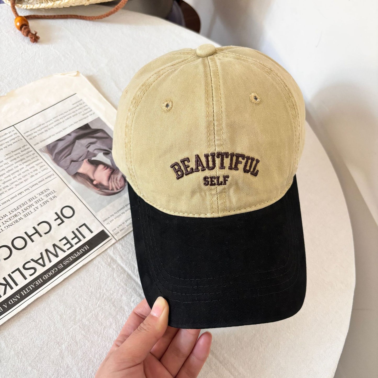 Damen Freizeit Verstellbare Statement Cap Brehn