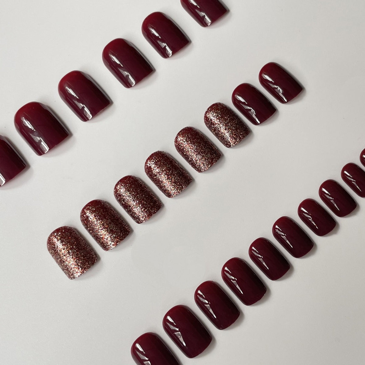 Glänzende Glitzerne Nagelkunst Verbesserungen Brehn