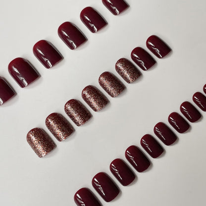 Glänzende Glitzerne Nagelkunst Verbesserungen Brehn
