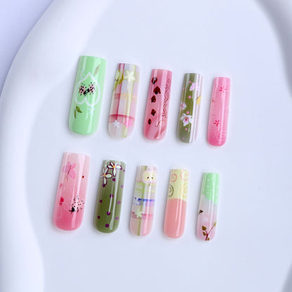 Moderner Kunstnagelset Brehn