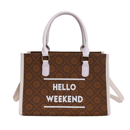 WoStylish Canvas Wochenend Tragetasche Brehn