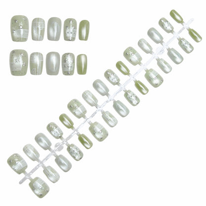 Künstlerisches Press-On Nagelset  1791645965