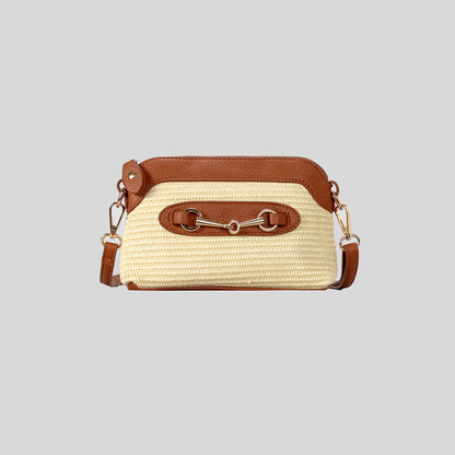Geflochtene Clutch-Tasche