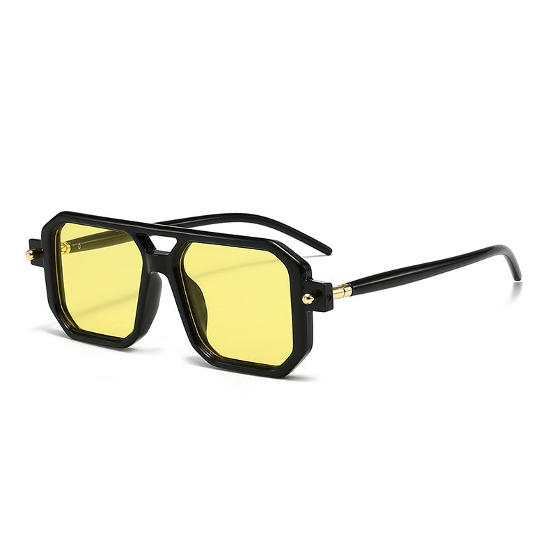 Damen oversized rechteckige Brille Brehn