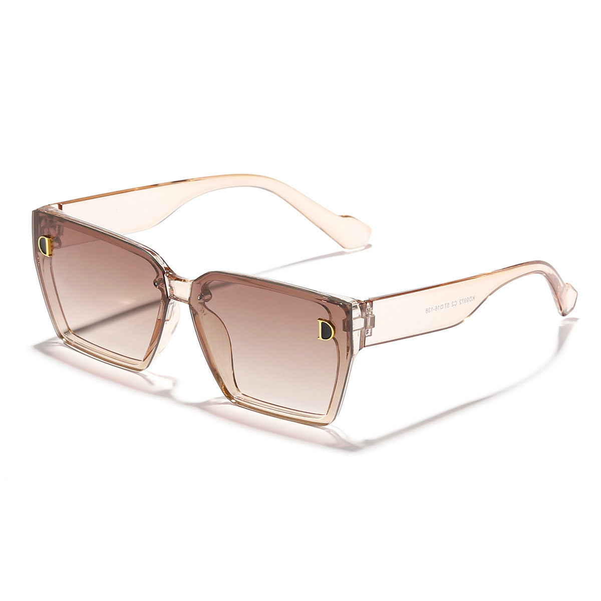Damen modische Sonnenbrille im einzigartigen Design mit übergroßen Gläsern Brehn