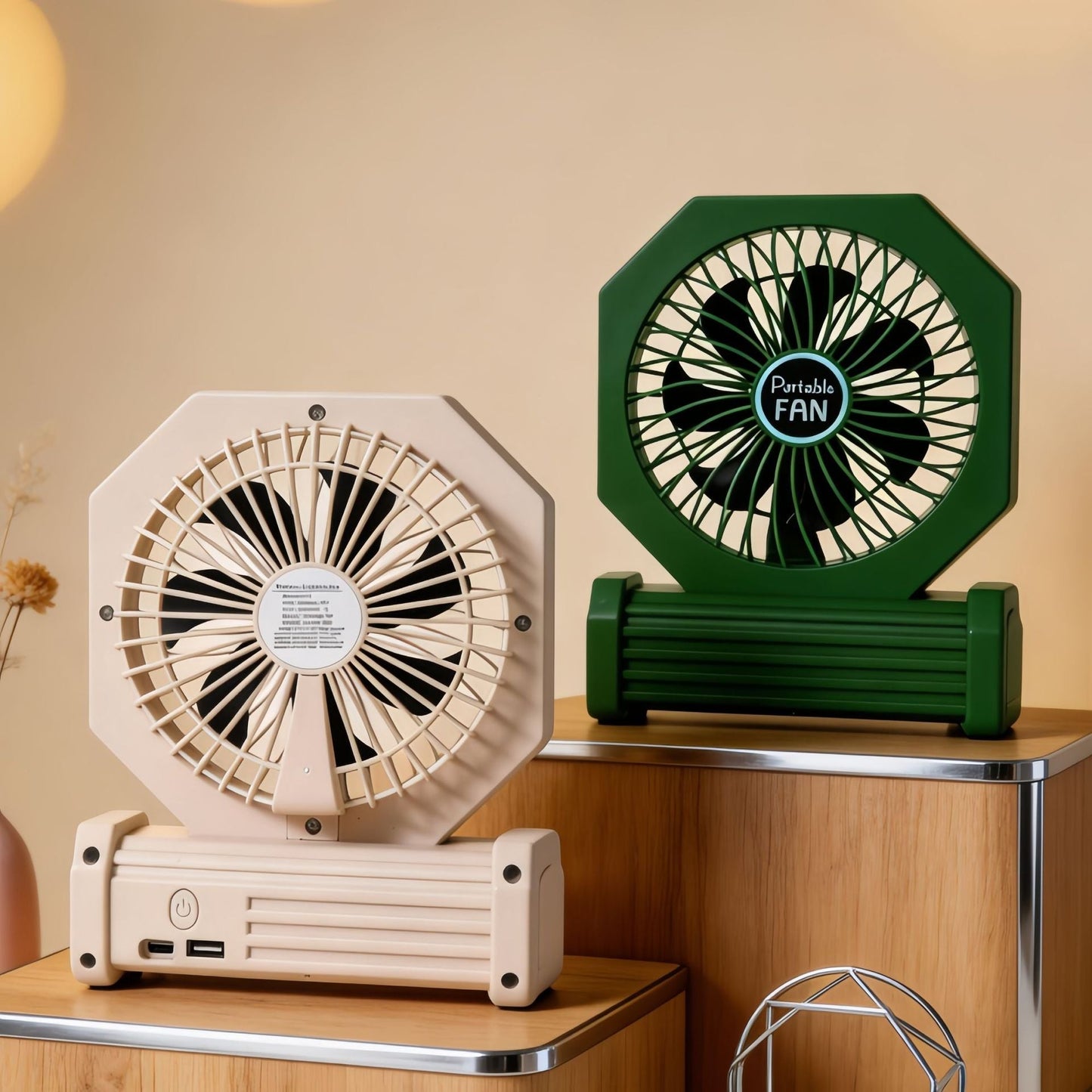 Frauen tragbarer Tischventilator mit USB-Verbindung Brehn