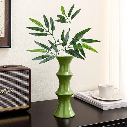 Zeitgenössische Bambus-Style Vase