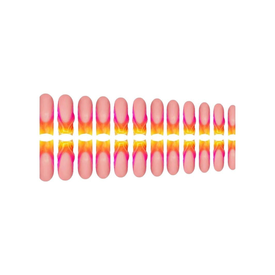Künstlerischer Gradient Nagelkunst Brehn