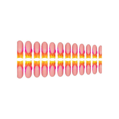 Künstlerischer Gradient Nagelkunst Brehn