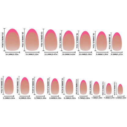 Kunstnagelset mit eleganten Spitzen und kreativen Farbakzenten Brehn
