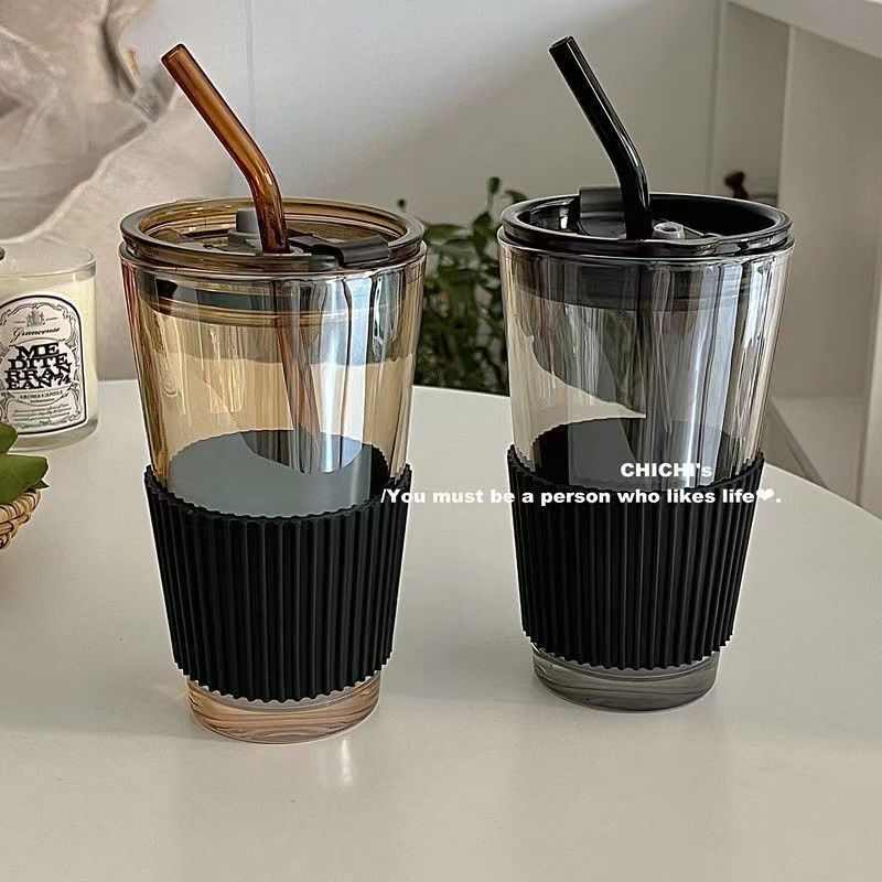 Damen Wiederverwendbarer Trinkbecher mit hochwertigem Silikonüberzug Brehn