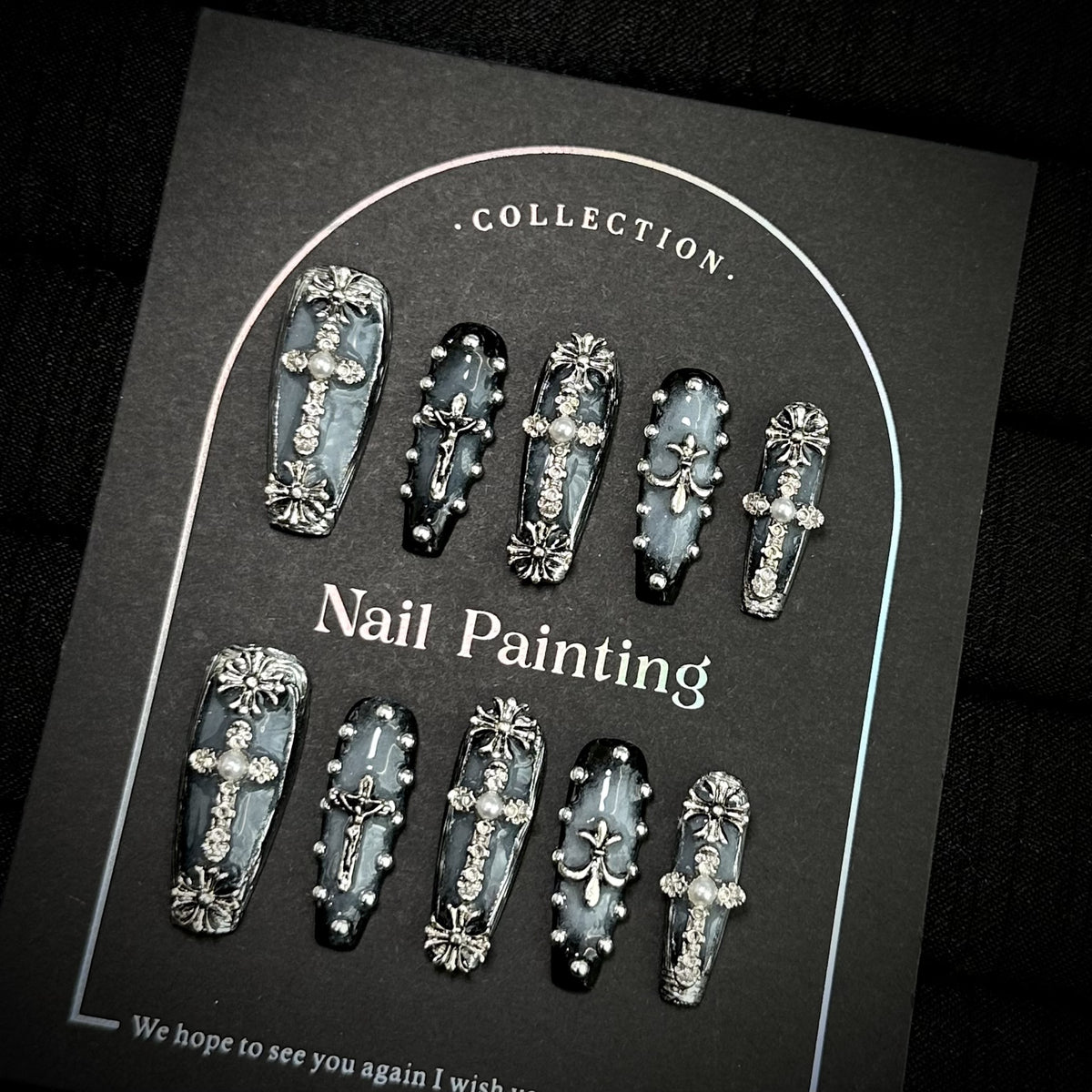 Dekorative Nagelkunst Kollektion