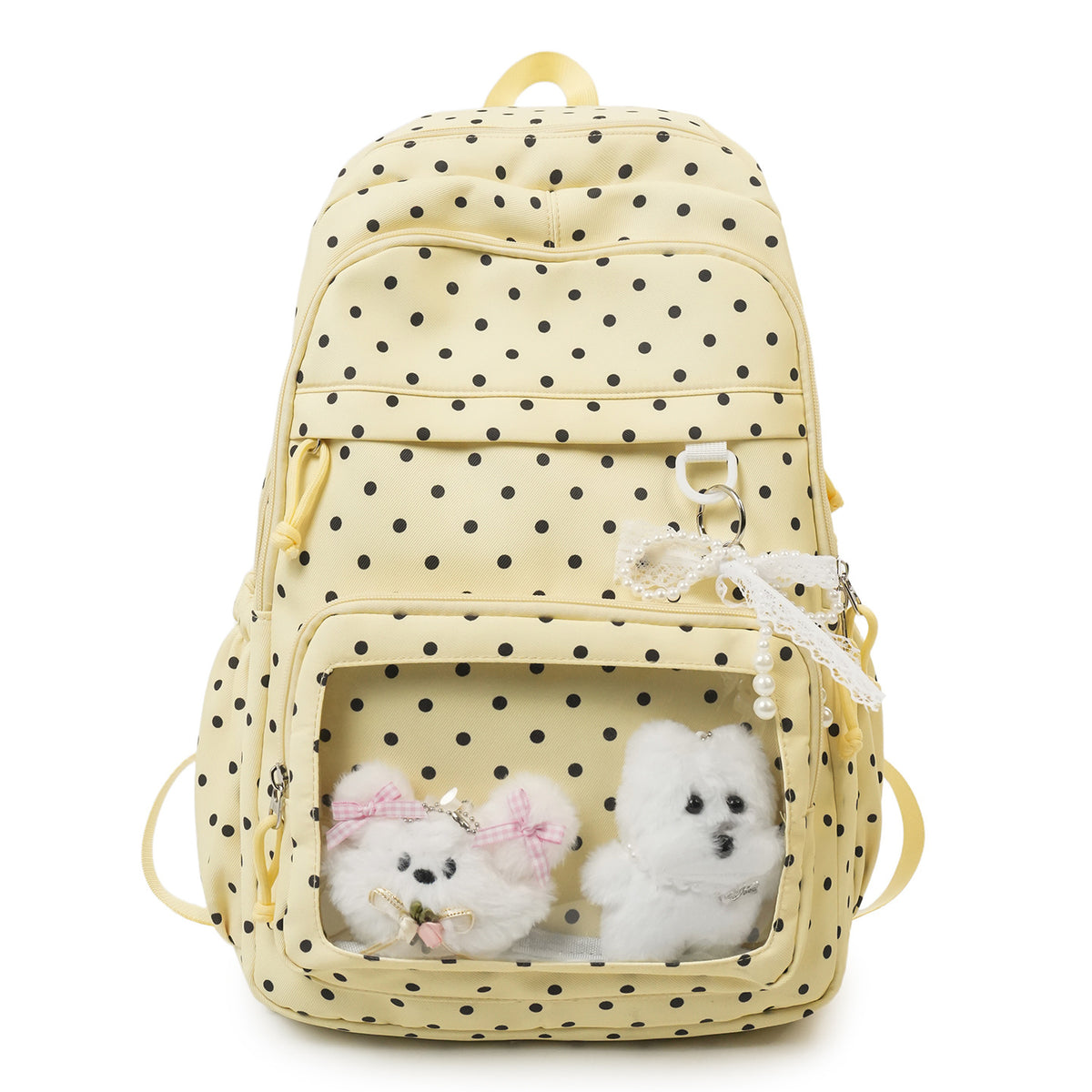 Hübscher Rucksack mit Punktenmuster