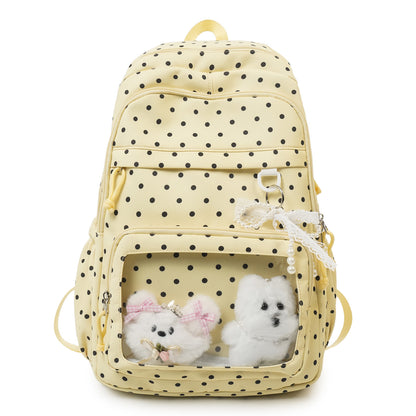 Hübscher Rucksack mit Punktenmuster
