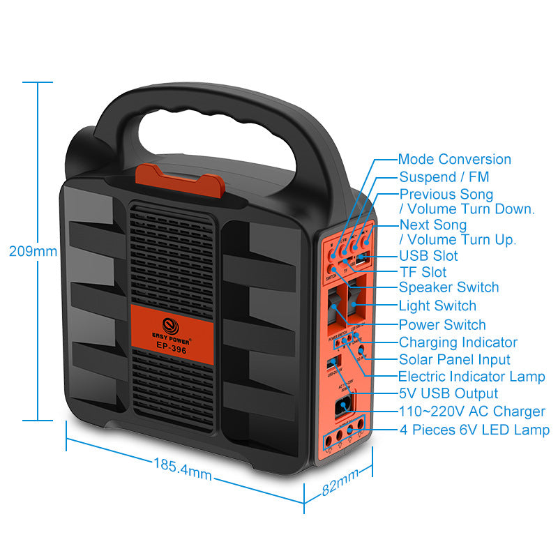 Transportabler Solar-Stromgenerator Brehn