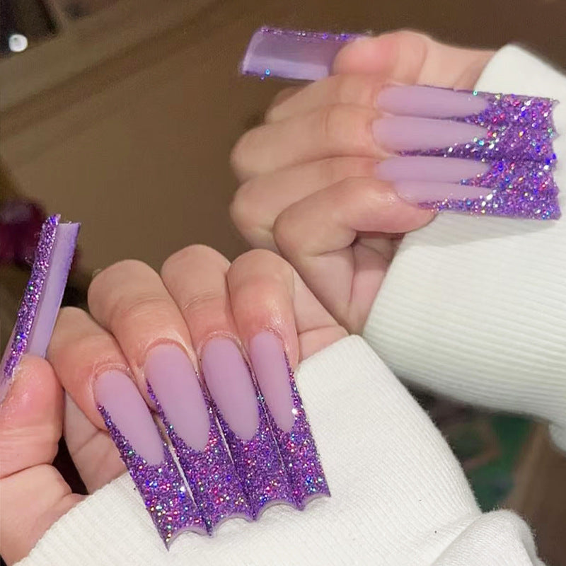 Glitter Ombre Press-On Nail Set Brehn