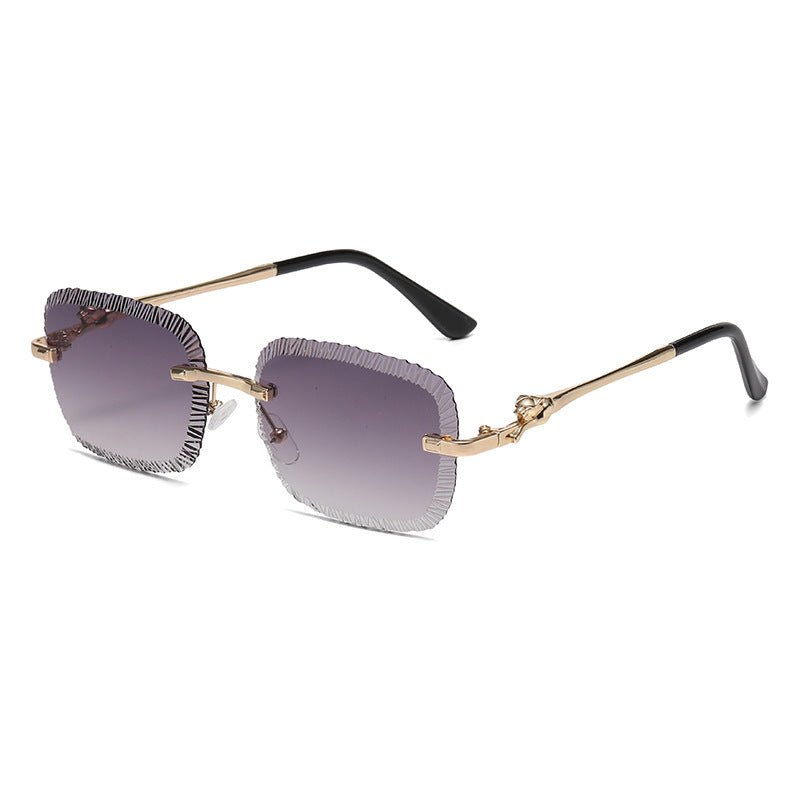 Damen modische Sonnenbrille mit strukturiertem Rahmen und dezenten Farbverlauf Brehn