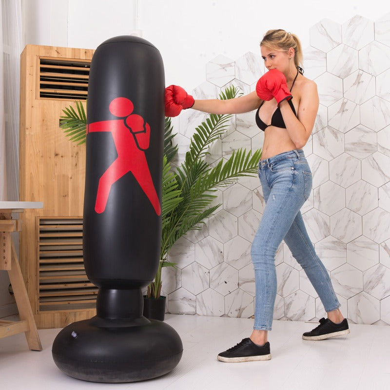 Unisex Aufblasbarer Boxsack mit stabiler Standbasis Brehn