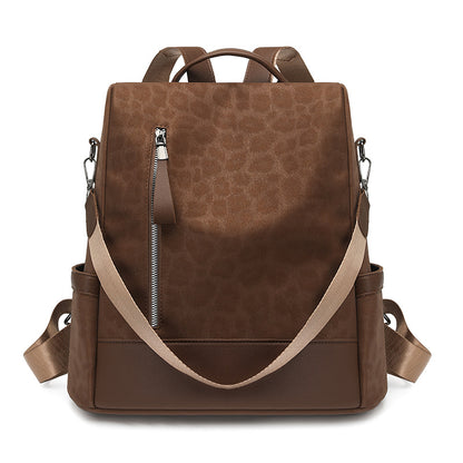 Chic Leopard-Print Rucksack Brehn