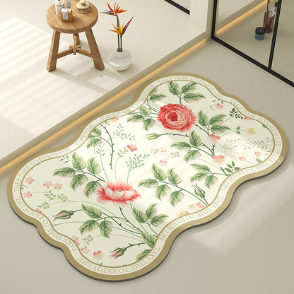 Dekorative Blumen Teppich