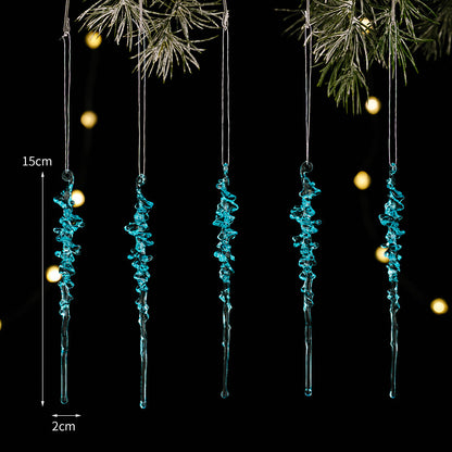 Hängendes Eiszapfen Ornament Set