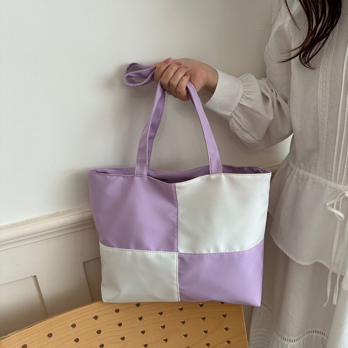 WoSpacious Geometrisches Design Tasche Brehn