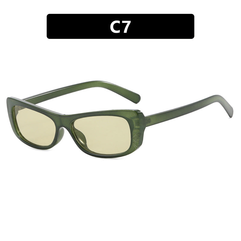 Damen Trendige rechteckige Sonnenbrille Brehn
